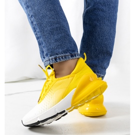 Yellow Glaner sports sneakers white 1 Yellow Glaner sports sneakers white 1