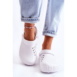 Women's Light Slippers Kroks Big Star II275003 White 2
