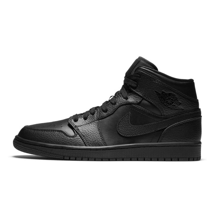 Nike Air Jordan 1 Mid M 554724-091 black 1 Nike Air Jordan 1 Mid M 554724-091 black 1