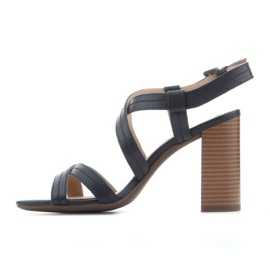 Black Classic Sandals Geox D Audalies HSA D824WA 000TU C4002 3