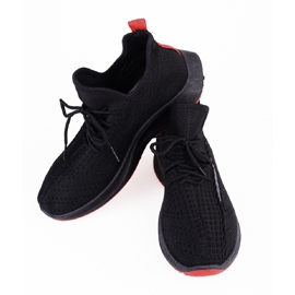 SHELOVET Black men's sports shoes 2