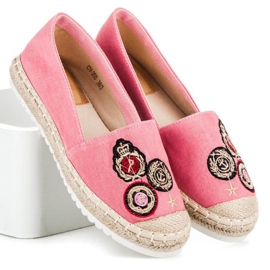 Jolyvia Espadrilles with patches pink 1