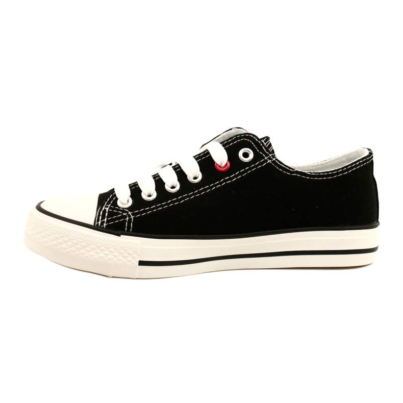 News Women's tied black sneakers 8sp30-4723 1