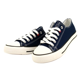News Youth sneakers tied navy blue 8sp30-4723 4 News Youth sneakers tied navy blue 8sp30-4723 4