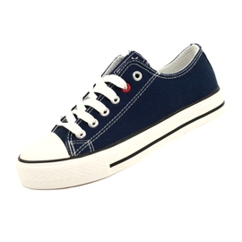 News Youth sneakers tied navy blue 8sp30-4723 6 News Youth sneakers tied navy blue 8sp30-4723 6