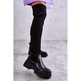 PS1 Women's High Boots Workers Black Austin 1