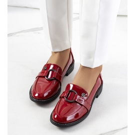 Red lacquered Aveni shoes 1