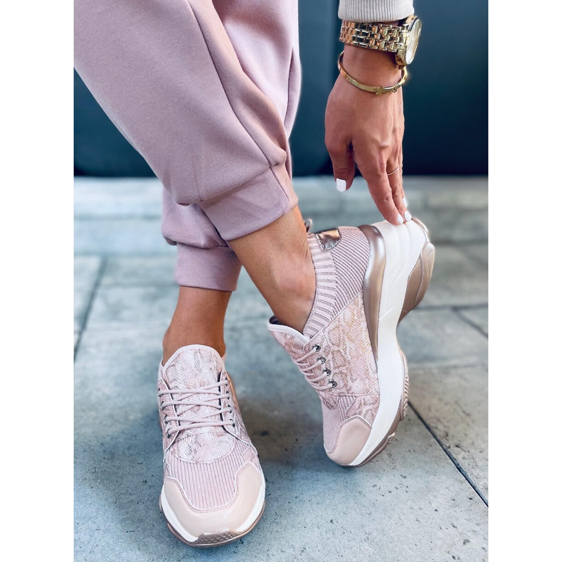 Judit Champagne Trainers pink 1
