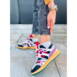 Pall Gray Green high-top sneakers multicolored 1