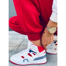 Pall White Red high-top sneakers 3