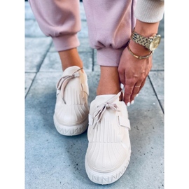 Melbo Beige women's sneakers 1