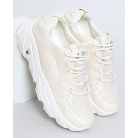 Women's sports shoes beige Frances Beige 1