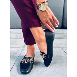 Bianca Black women's loafers 1