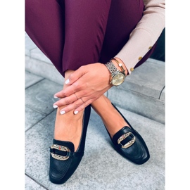 Women's Sajmon Black loafers 1