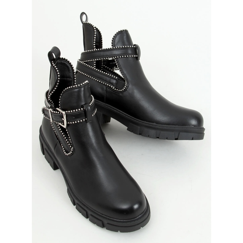 Korina Black cut-out boots 1