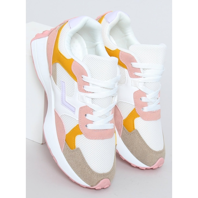 Multicolored Amelia Pink sports shoes 1