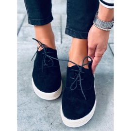 Women's moccasins, espadrilles Apia Black 2