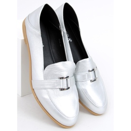 Alma Silver women's loafers 1
