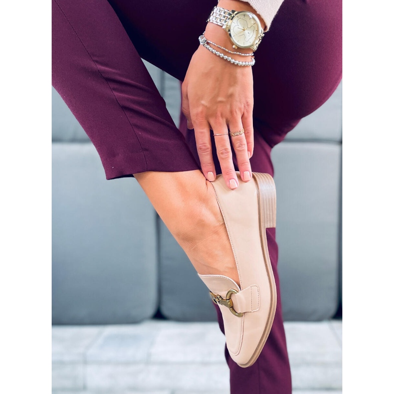 Jonna Khaki women's loafers beige 1