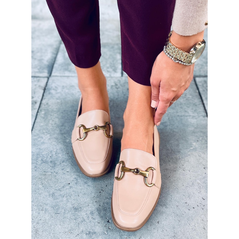 Jonna Khaki women's loafers beige 2