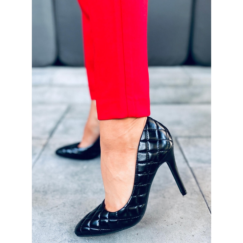 Quilted Modi Black women's high heels 2 Quilted Modi Black women's high heels 2