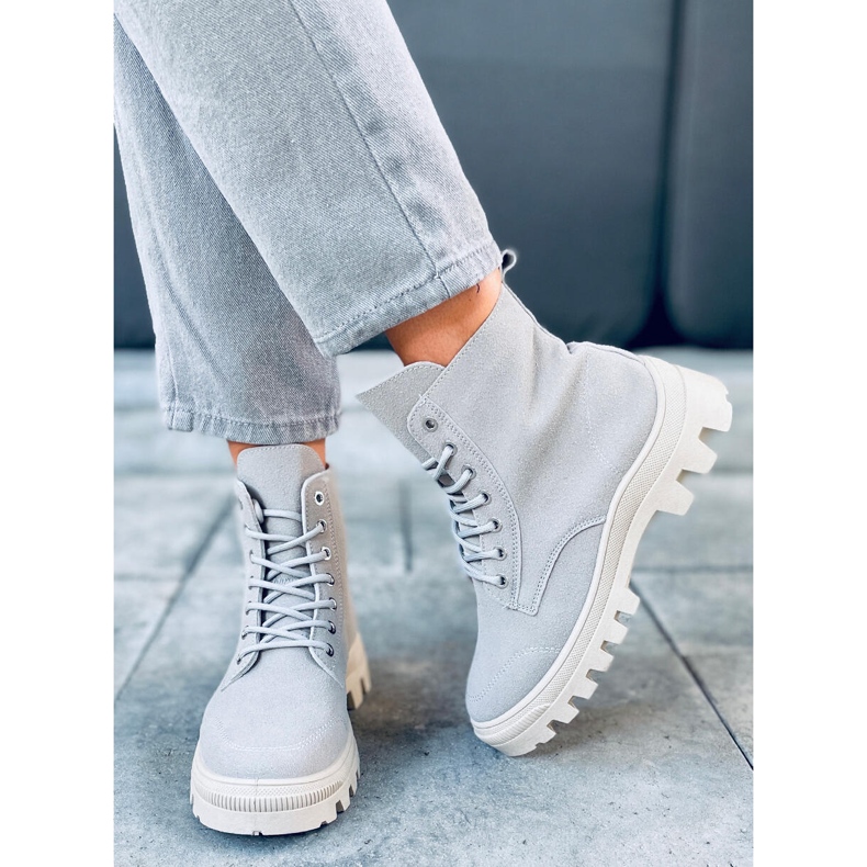 Trekking ankle sneakers Mariko Gray grey 1