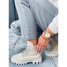 Trekking ankle sneakers Mariko Beige 1