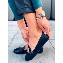 Crystal Black women's loafers 1
