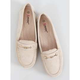Malwa Beige women's loafers 1