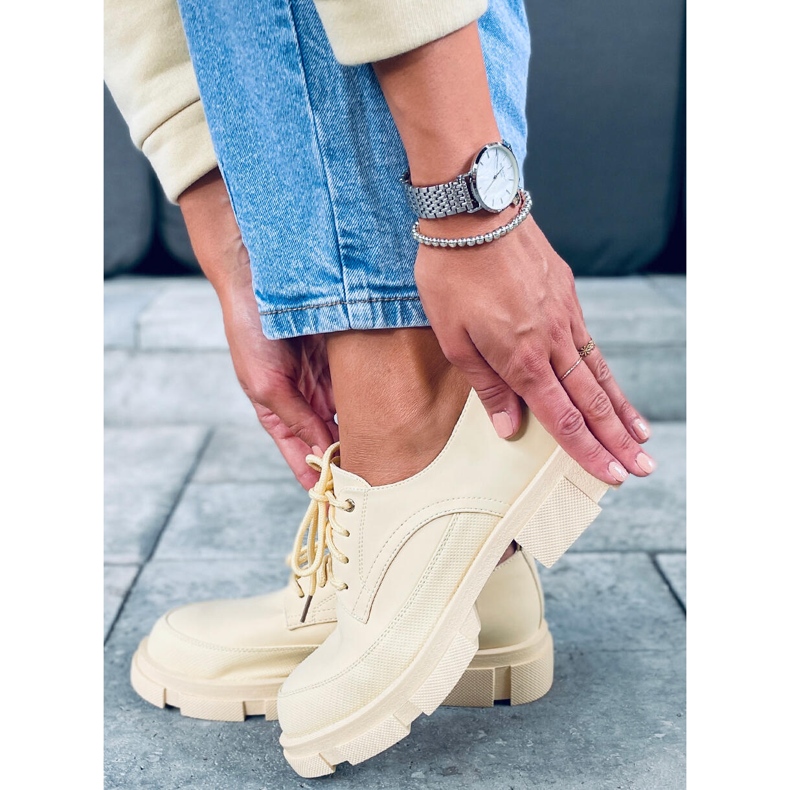 High-soled loafers Unna Yellow 2