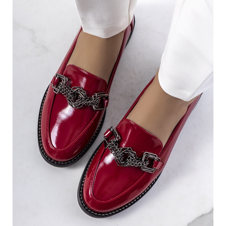 Red women's shoes by Sakina 1