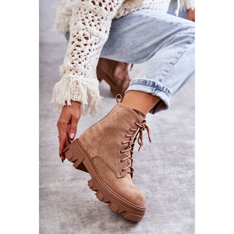 PG1 Suede Warm Boots Workers Brown Darvin 2