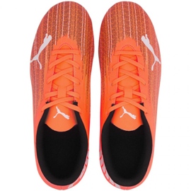 Puma Ultra 4.1 Fg Ag Jr 106100-01 football boots multicolored oranges and reds 1