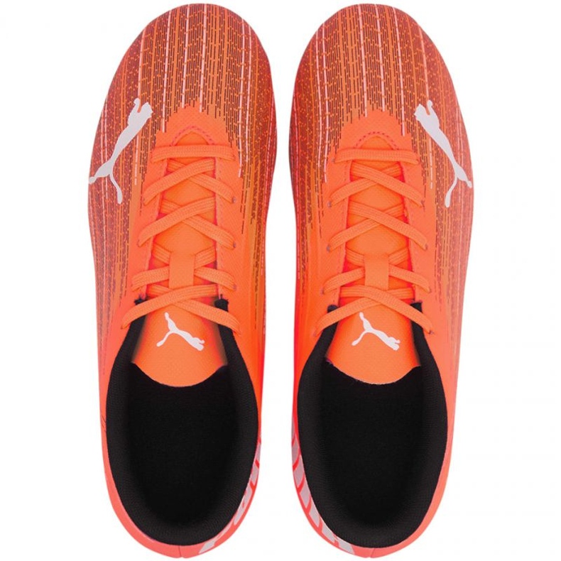 Puma Ultra 4.1 Fg Ag Jr 106100-01 football boots multicolored oranges and reds 1