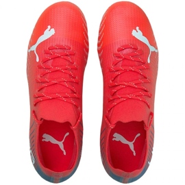 Football boots Puma Ultra 2.3 Fg Ag Jr 106522 01 multicolored oranges and reds 1