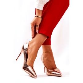 WS1 Snake Pattern Pins Rose Gold Tissoria golden 3