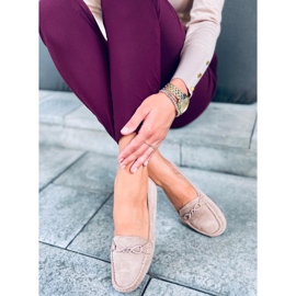 Women's Saga Khaki loafers beige 1