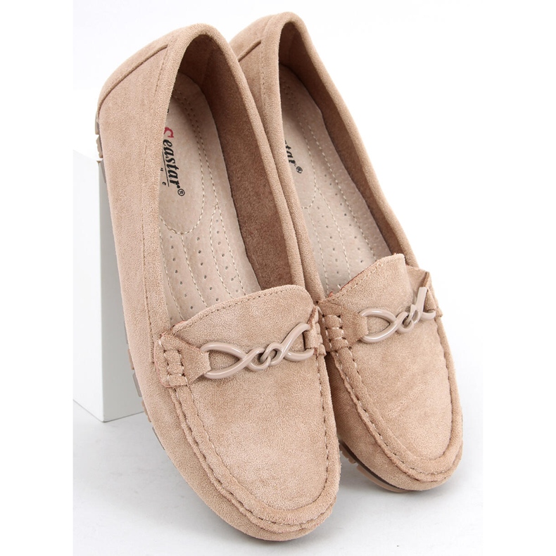 Women's Saga Khaki loafers beige 2