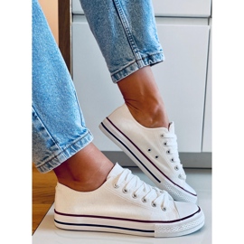 Basic White women's classic sneakers 2