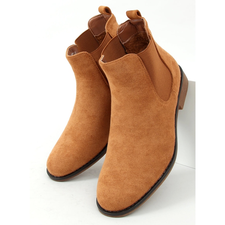Burbo Camel suede Chelsea boots brown 1