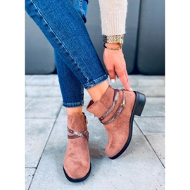 Zinaida Camel suede women's boots brown 1 Zinaida Camel suede women's boots brown 1