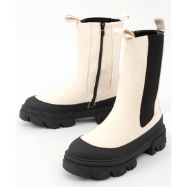 High Chelsea boots Telma Beige 1