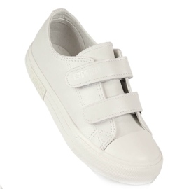Children's sneakers with Velcro white eco-leather Big Star KK374055 1 Children's sneakers with Velcro white eco-leather Big Star KK374055 1