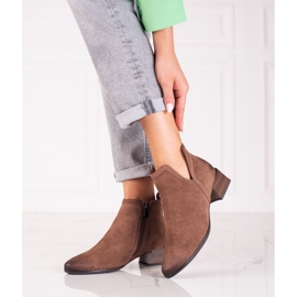 Beige suede Vinceza boots 1