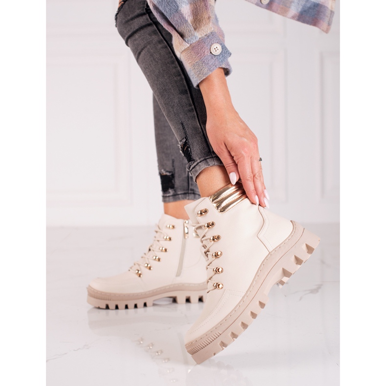 Beige boots from W. Potocki 1