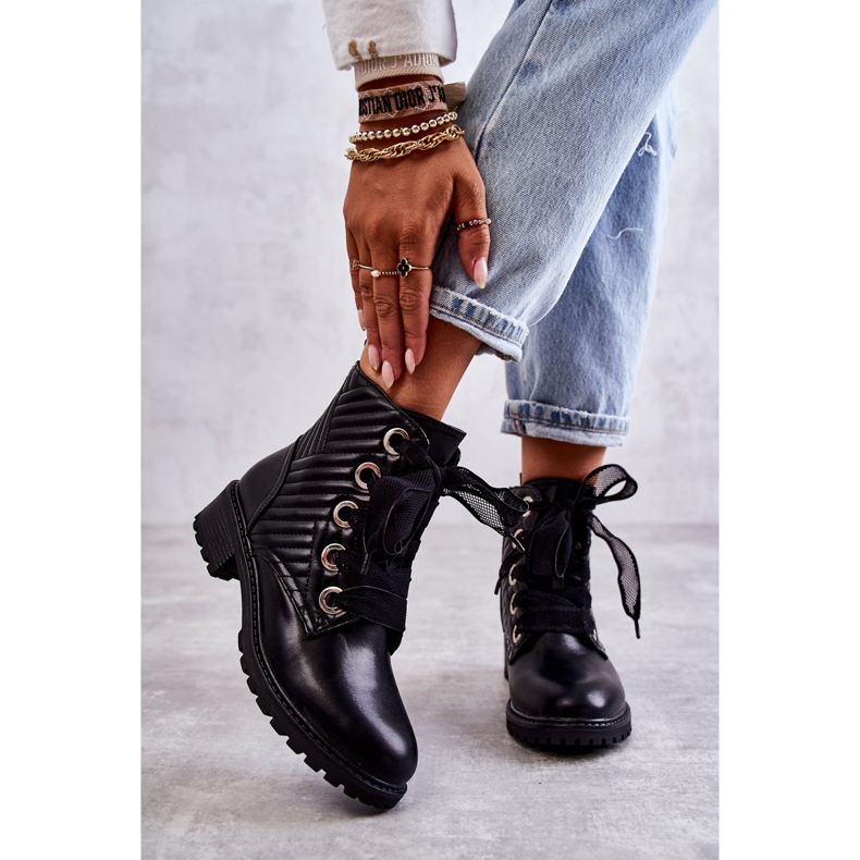 PG1 Black Torino Quilted Boots With Warming 2