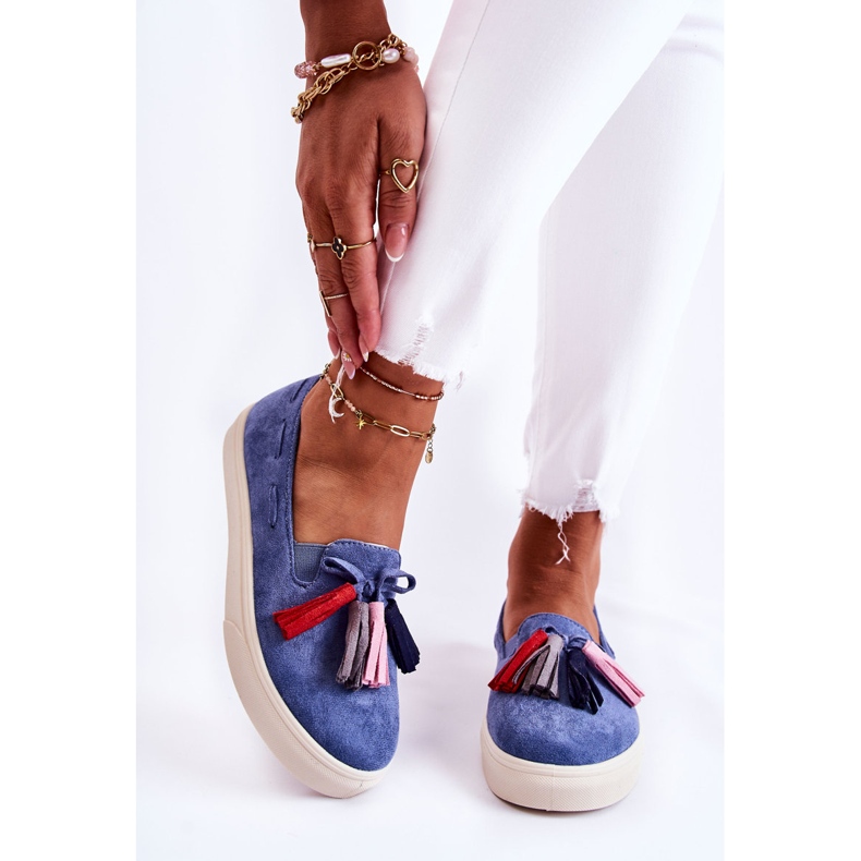 PS1 Women's Sneakers Slip-On Blue Venira 1