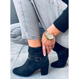 Terr Black heeled suede boots 1