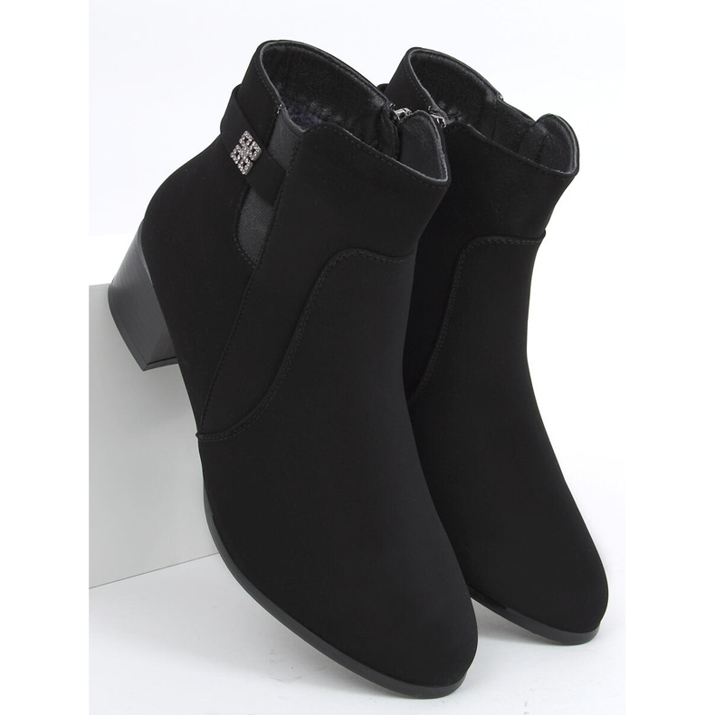 Radd Black low-heeled boots 1