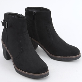 Boots on rubber heel Retta Black 1